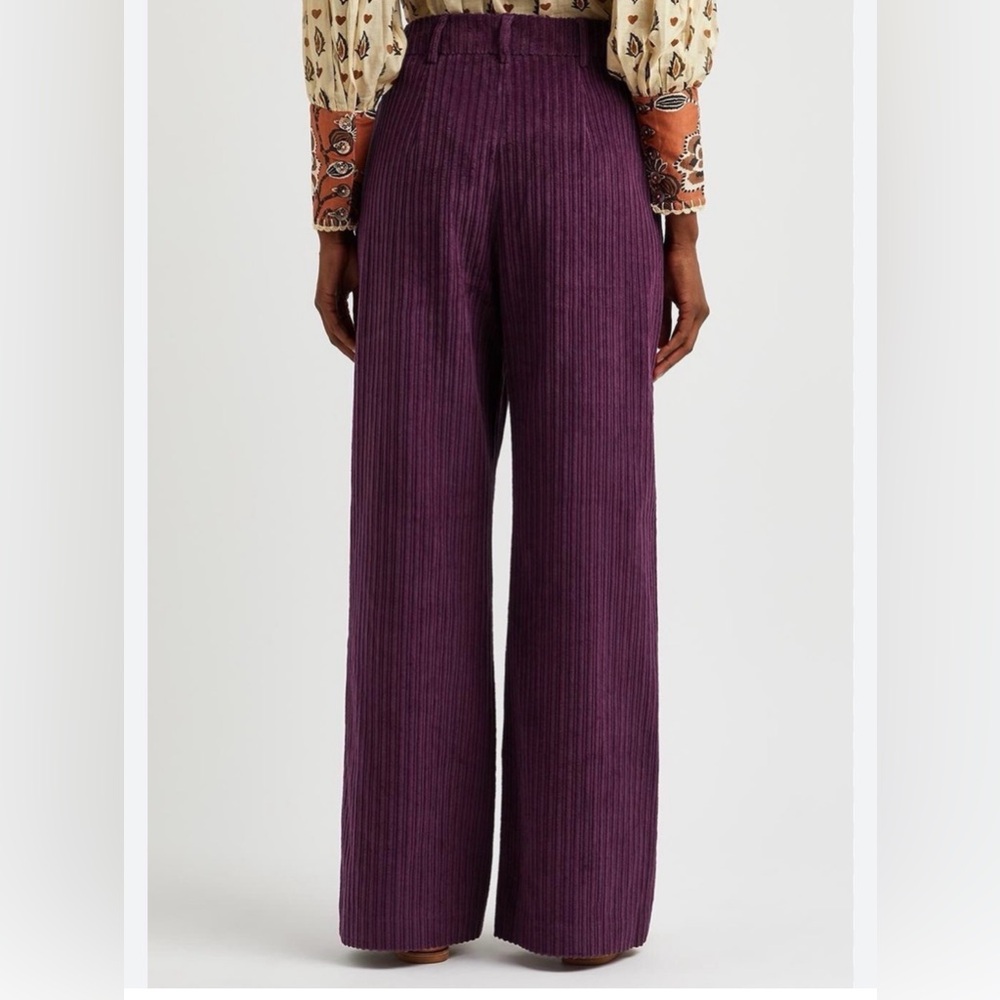 NWOT: Farm-Rio Purple Corduroy pants Size: Small